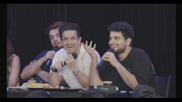 Ranveer Allahbadia aka BeerBiceps with Samay Raina on his YouTube show India’s Got Latent | Photo: X
