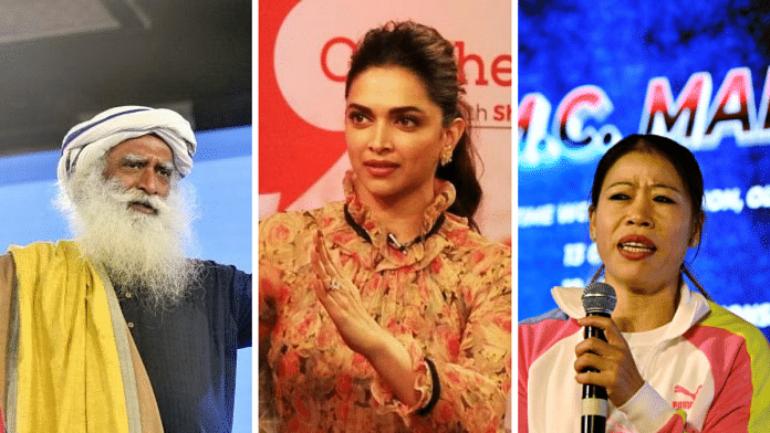 Sadhguru, Deepika Padukone and Mary Kom to join 'Pariksha pe Charcha' | ANI and ThePrint