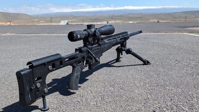 .338 Saber sniper rifle, made by Bengaluru-based firm SSS Defence
