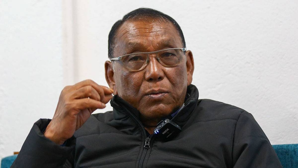 कुकी-जो परिषद के अध्यक्ष हेनलियांगथांग थांगलेट | फोटो: सूरज सिंह बिष्ट/दिप्रिंट