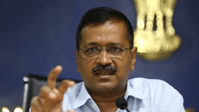 File photo of AAP national convener Arvind Kejriwal | ThePrint Team