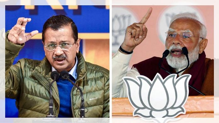 Arvind Kejriwal, Narendra Modi | ANI
