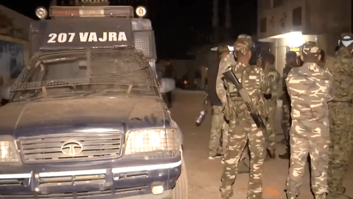 Security forces deployed in Hazaribagh following clash between groups | Screengrab | Credit: X/@ANI