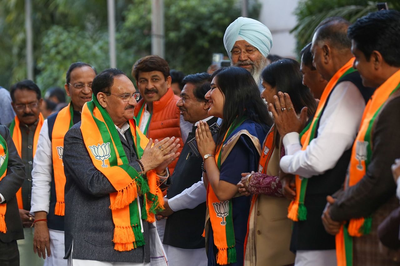 BJP President JP Nadda meet party leaders at BJP HQ | Suraj Singh Bisht | ThePrint