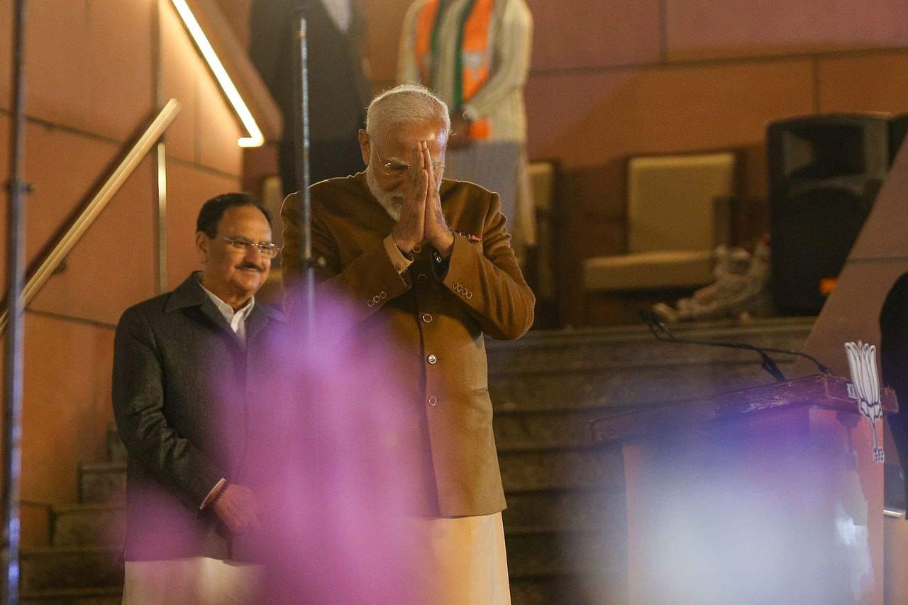 PM Modi says thanks to BJP supporters for winning delhi election | Suraj Singh Bisht | ThePrint