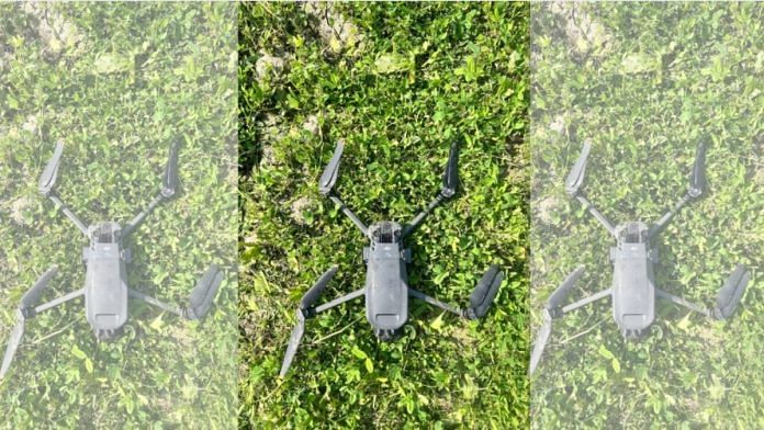 Representational image of a DJI Mavic 3 Classic drone recovered by BSF from the border area of Amritsar | X/@BSF_Punjab