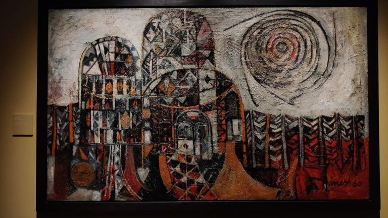 Indian cubism has lines that sing and dance. It doesn’t have the anxious edges of the West