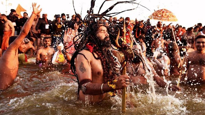 Representational image | A Naga sadhu at the Kumbh Mela | Photo: Vitthal Jondhale, via Wikimedia Commons