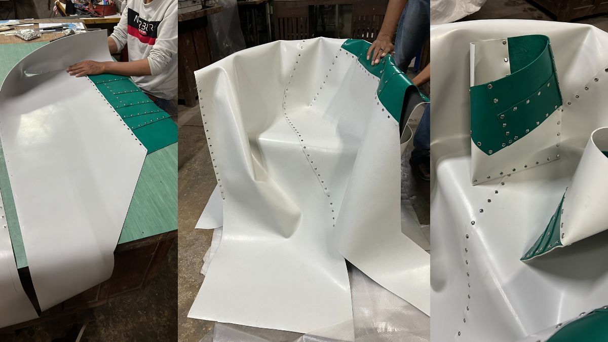 The process behind Rajbhar's repurposed leather chairs