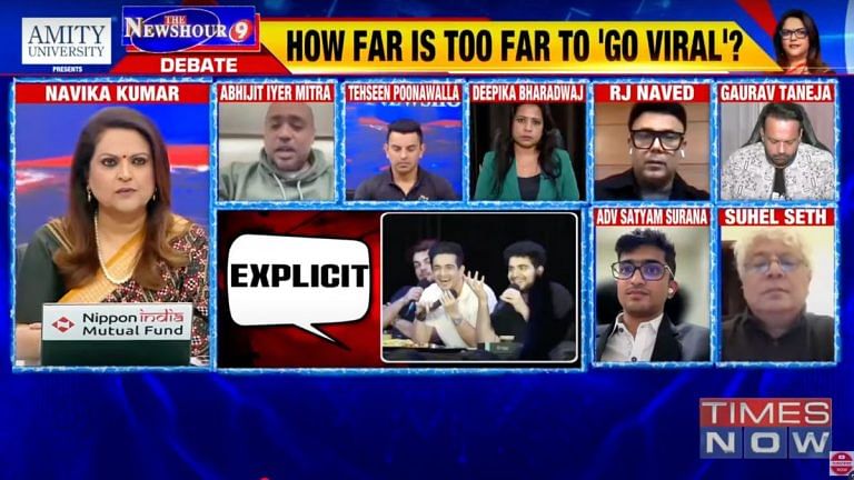 TV news was incensed at Ranveer Allahbadia’s ‘cringe’ remark—only to telecast it ad nauseam