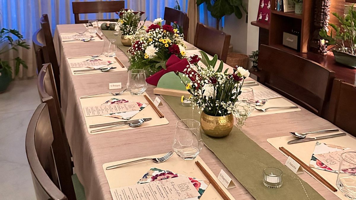 A sneak peek into Pragati Mitta's long-table set-up | Triya Gulati, ThePrint