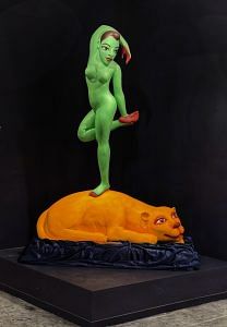 Hathyogini-Kali by Gogi Saroj Pal