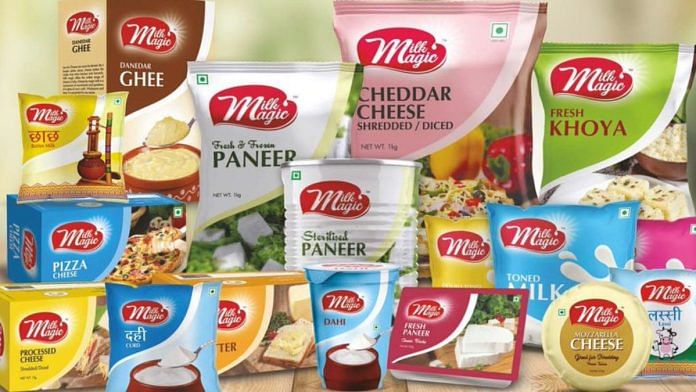 Jayshri Gayatri Food Products's Milk Magic brand | Photo: X, @DairyGayatri