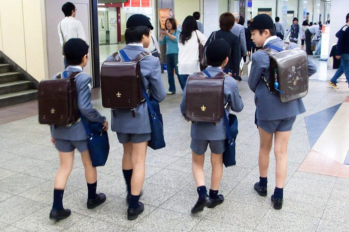 Japan school boys