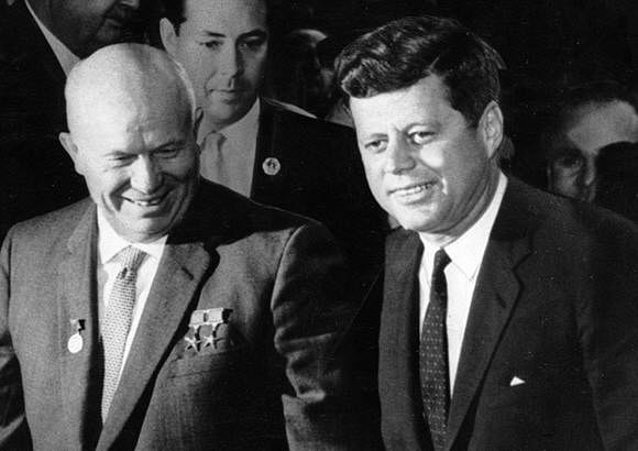 File photo: Nikita Khrushchev with John F. Kennedy in 1961 | Atlantic Council