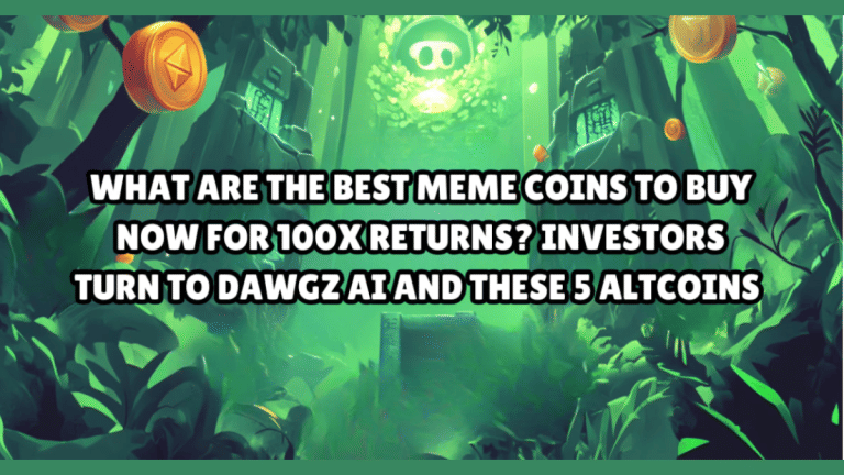 What Are The Best Meme Coins To Buy Now For 100x Returns? Investors Turn To Dawgz AI and These 5 Altcoins