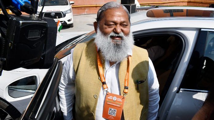 Haryana Minister Anil Vij | ANI file photo