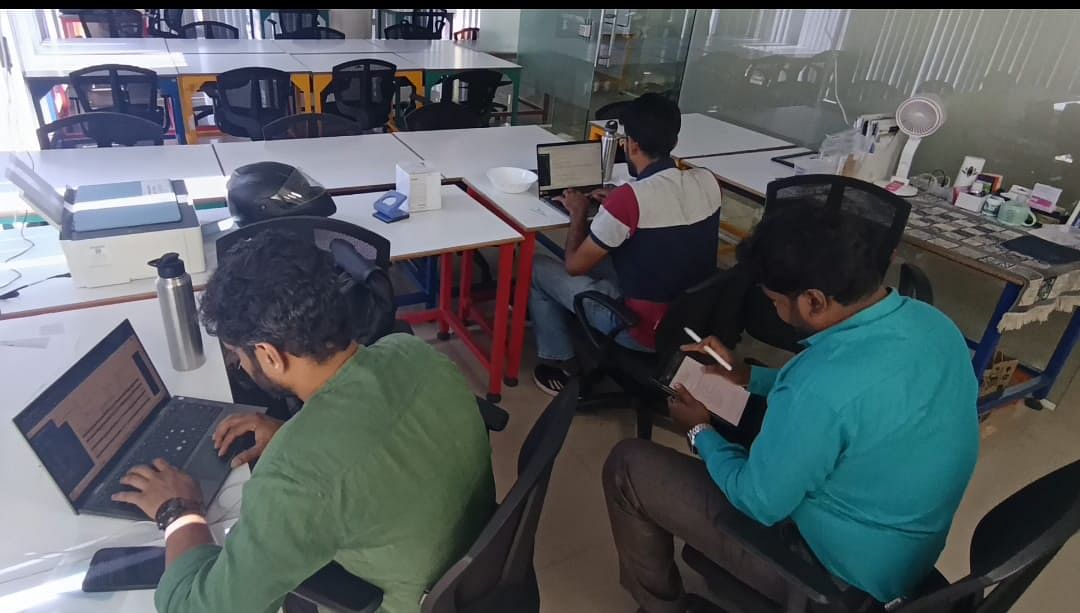 Office space at the Avay Bioscience, Bengaluru | Photo: Ananthapathmanabhan, ThePrint