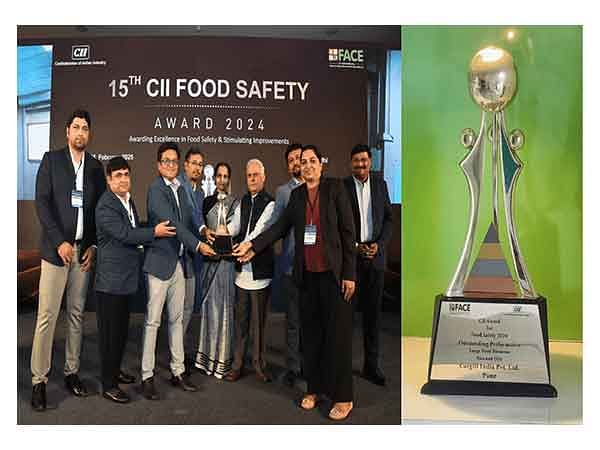 Cargill Recognized for Outstanding Performance and Strong Commitment in Food Safety at CII Food Safety Awards 2024
