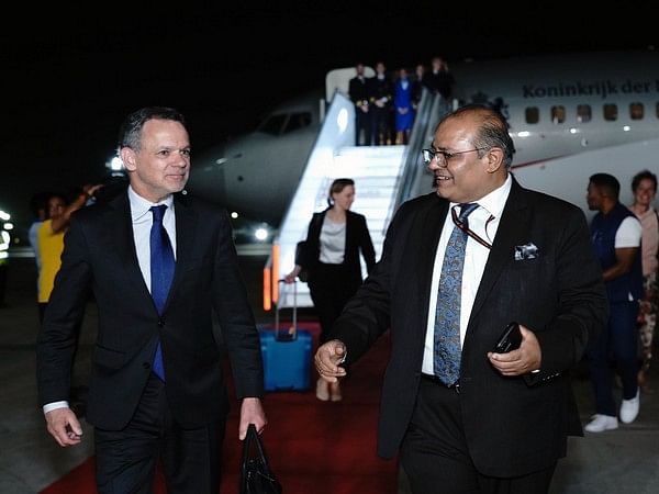 Netherlands Foreign Minister Veldkamp arrives in India, set to meet EAM Jaishankar