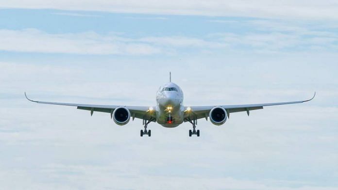 The Airbus A350 | Photo: X/@Airbus