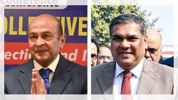 Juctice Yashwant Varma and CJI Sanjiv Khanna | File Photos | ANI
