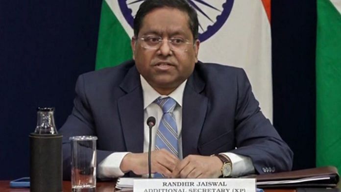 MEA spokesperson Randhir Jaiswal ANI MEA spokesperson Randhir Jaiswal | ANI