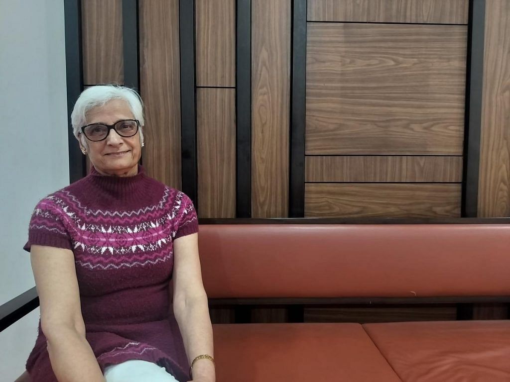 Pramila Kumar, resident, of Ashiana Nirmay in Bhiwadi
