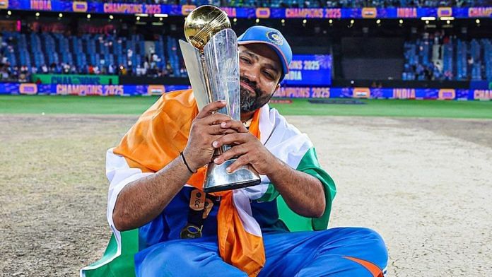 Rohit Sharma after ICC Champions Trophy win | ANI