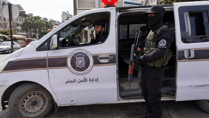 Members of the Syrian security forces secure an area, after hundreds were killed in some of the deadliest violence in 13 years of civil war, pitting loyalists of deposed President Bashar al-Assad against the country's new Islamist rulers in Latakia, Syria on 9 March 2025. | Karam al-Masri | Reuters