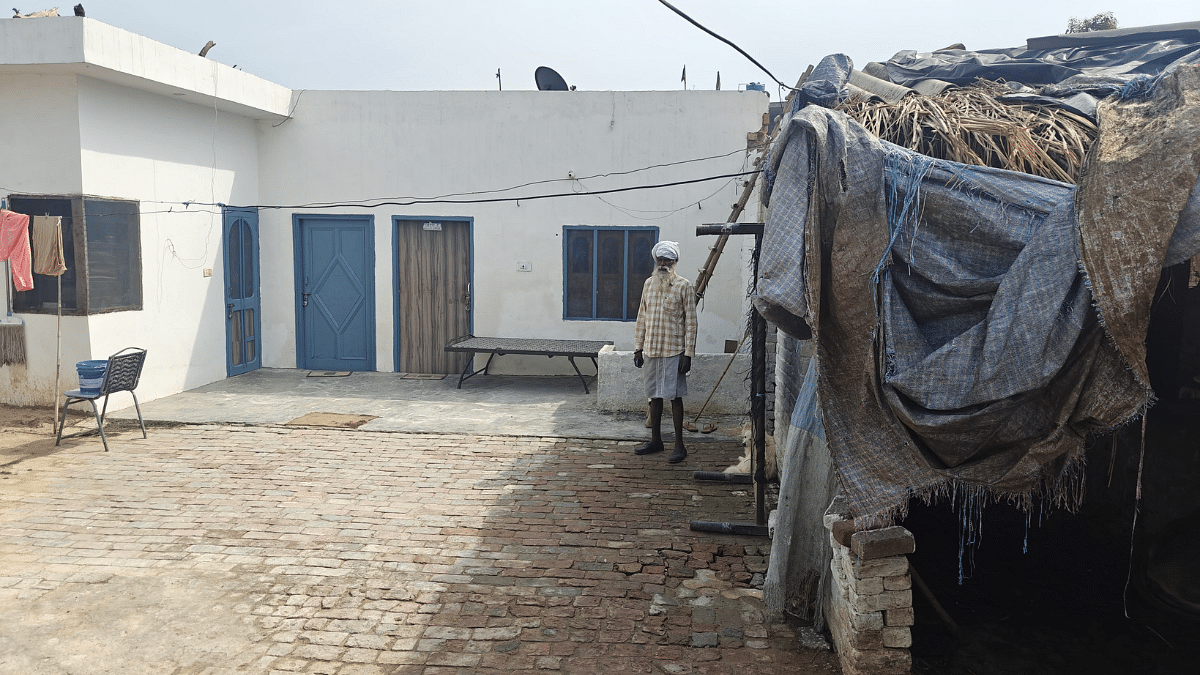 The house of Karandeep, a mechanic, who was arrested in connection with the 3 Febrauary blast near the Fatehgarh Churian police post on the Amritsar bypass in the late evening of 3 February | Mayank Kumar | ThePrint