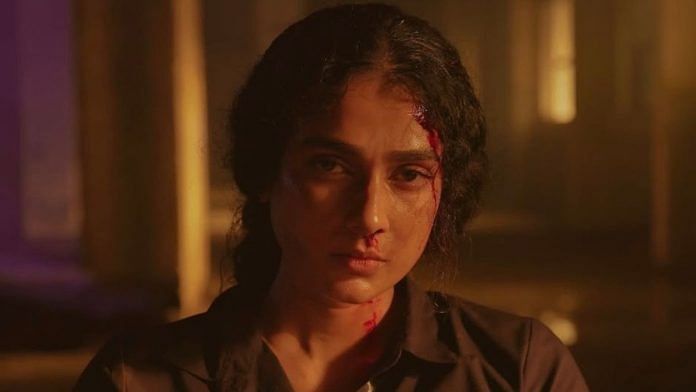 Aakanksha Singh in a still from Khakee: The Bengal Chapter | Photo: Via Instagram/@aakankshasingh30