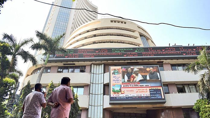 File photo of the Bombay Stock Exchange | representational image | ANI