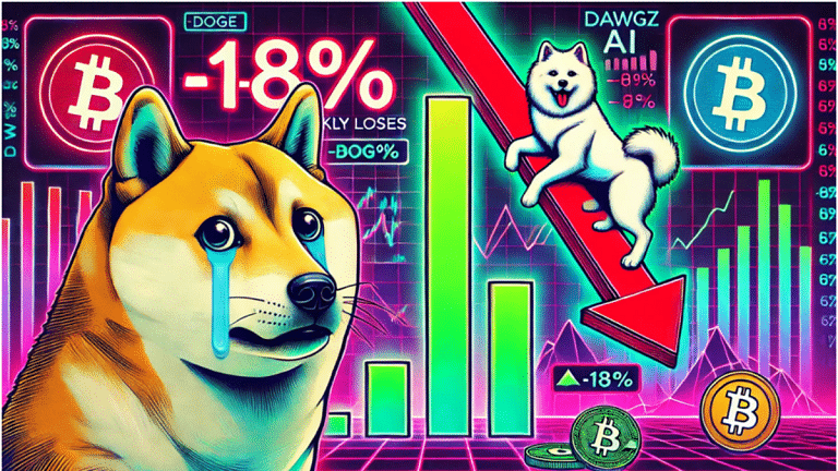 Dogecoin Price Prediction:  -18% Weekly Loss for DOGE –  Smart Money Eyes High-Growth Potential in Dawgz AI