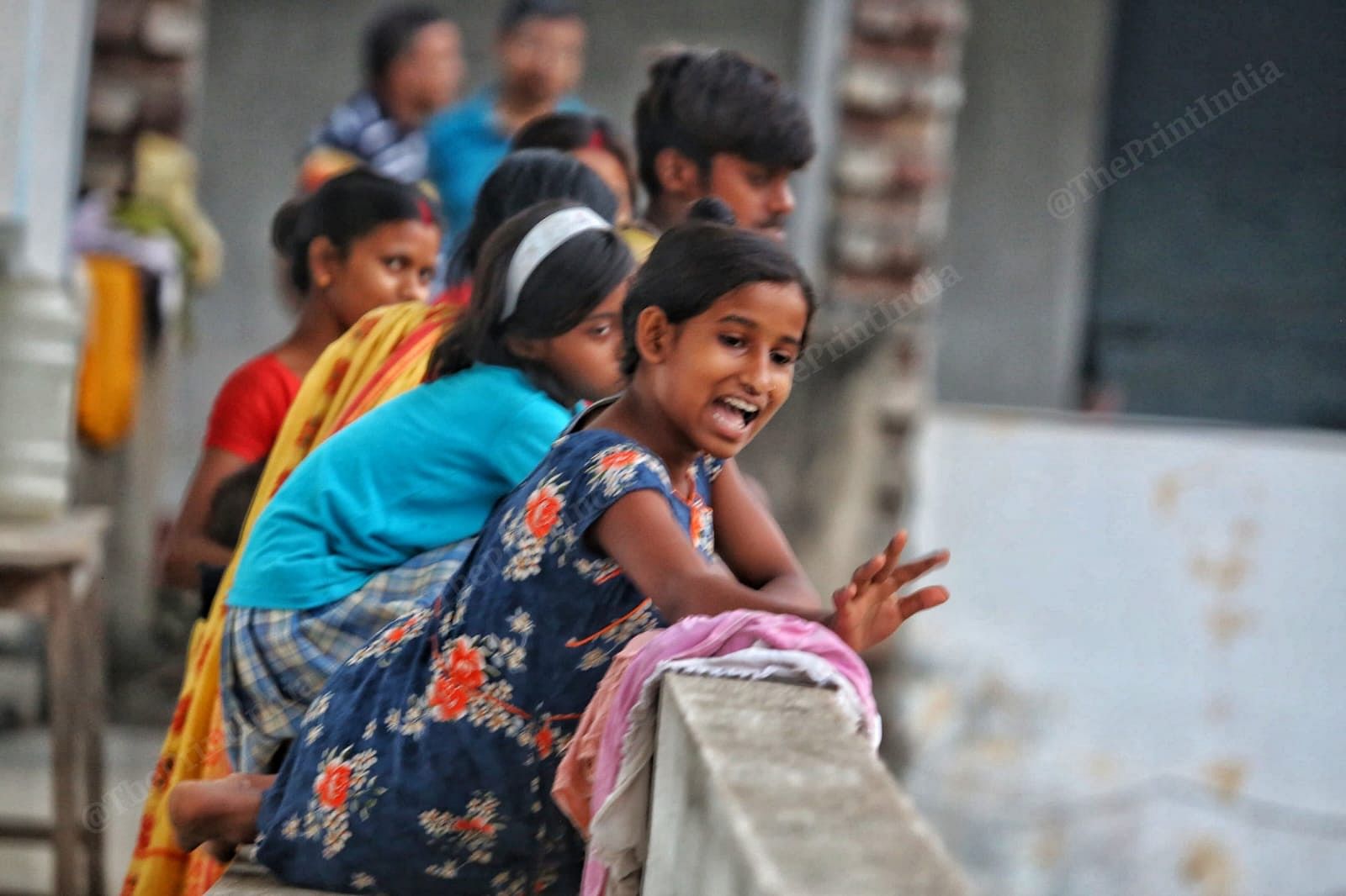 Families at the relief camp | Praveen Jain | ThePrint