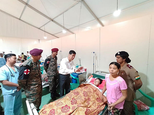 Myanmar: Mandalay CM visits, praises Indian Army Field Hospital set up for 'Operation Brahma'