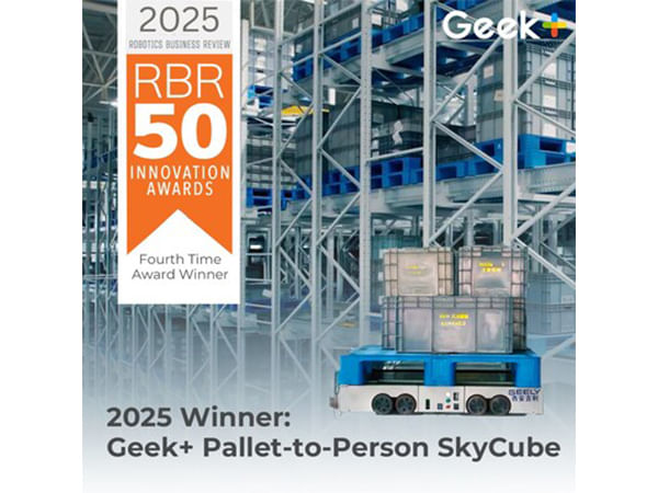 Geekplus named Top 50 robotics company in the world for the fourth time, cementing its leadership in warehouse robotics Geekplus named Top 50 robotics company in the world for the fourth time, cementing its leadership in warehouse robotics