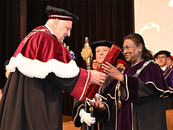 Slovakia's Constantine Philosopher University confers President Murmu with honorary doctorate