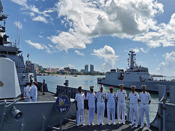 INS Sunayna enters Port of Dar-es-Salaam in Tanzania, set to participate in Ex Aikeyme
