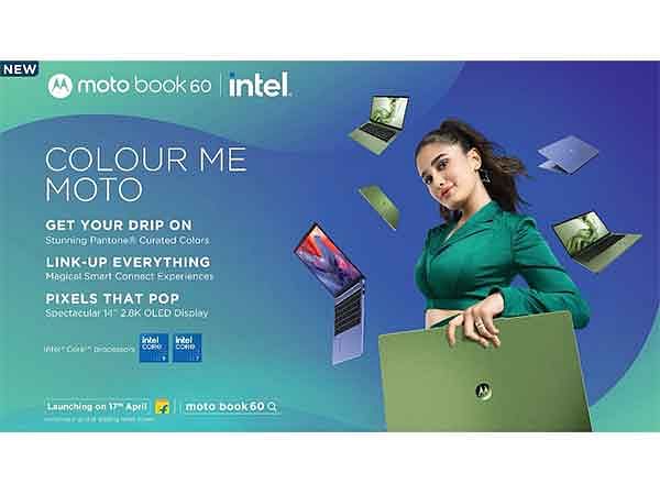 Motorola Launches moto book 60 with Stunning Pantone Colours, Light & Premium Metal Design, Smart Connect & Other Features Starting at Rs. 61,999*