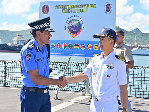 IOS SAGAR arrives in Mauritius after Phase 1 of Joint EEZ surveillance with NCG Mauritius