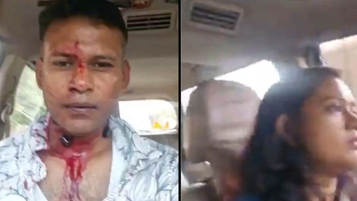 Still from video posted by IAF Wing Commander Shiladitya Bose and wife Squadron Leader Madhumita
