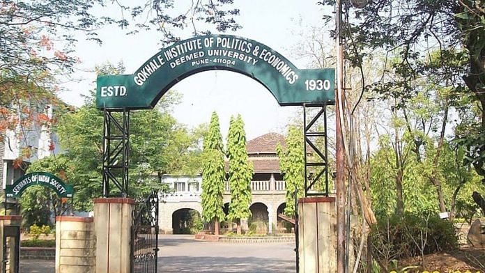 File photo of Gokhale Institute in Pune. | Wikimedia Commons