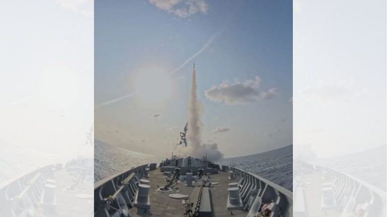 Amid heightened tensions with Pakistan, Indian Navy strikes sea skimming target using MRSAM