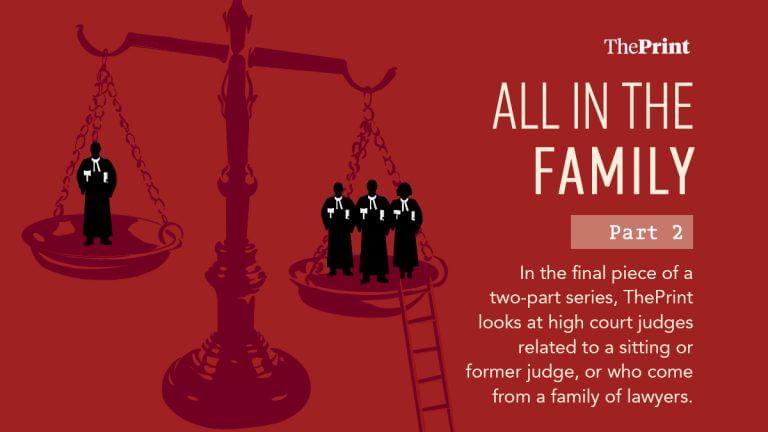 Legal pedigree not just entrenched in SC. 1 in 3 HC judges related to judges, ex-judges or lawyers