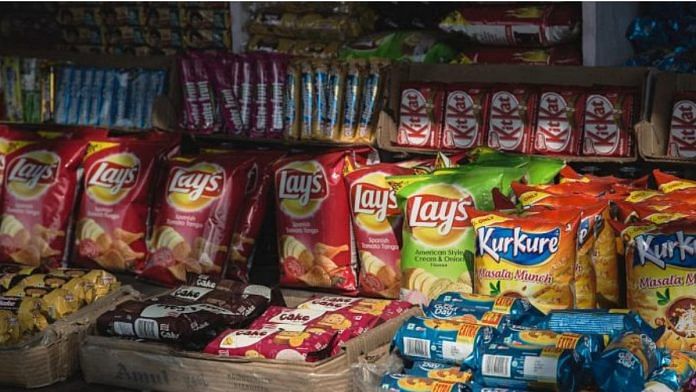 Junk food representational image