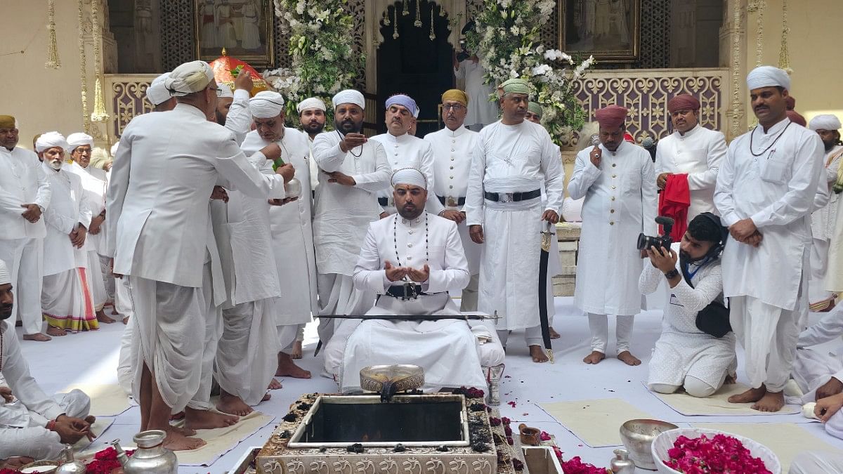 The Gaddi Utsav of Lakshyaraj Singh held in Udaipur on 2 April, 2025 | Falguni Sharma | ThePrint