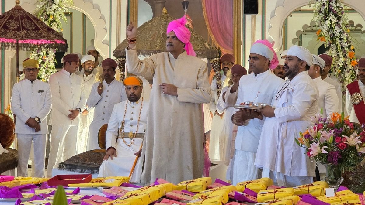 The Gaddi Utsav of Lakshyaraj Singh held in Udaipur on 2 April, 2025 | Falguni Sharma | ThePrint