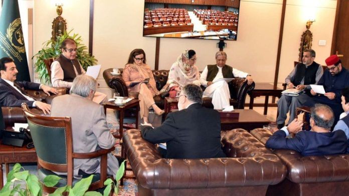 Pakistan’s Senate on 25 April, 2025 unanimously passed a resolution condemning what it termed “India’s attempt to link Pakistan to the April 22 Pahalgam attack”. | X/@SenatePakistan