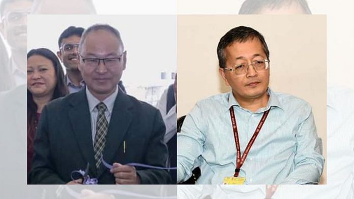 IAS officers K. Moses and Vumlunmang Vualnam. | X, PIB